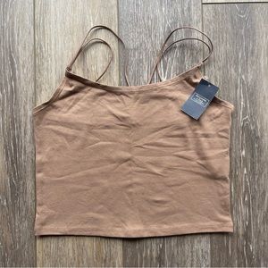 NWT Abercrombie cropped cami tank